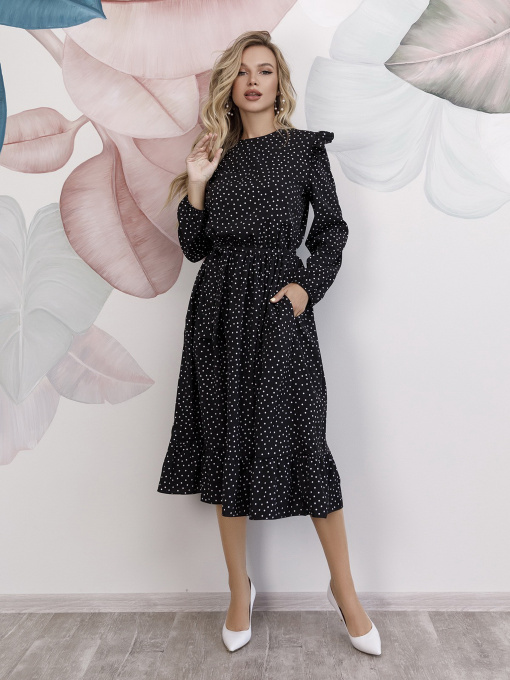 Платья ISSA Plus модель 12198_black Фото