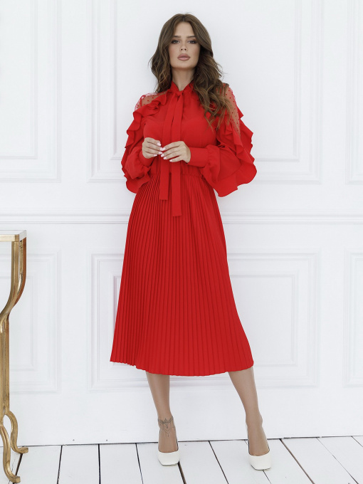Сукні ISSA Plus модель 12132_red Фото
