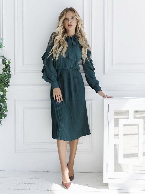 Сукні ISSA Plus модель 12132_green Фото