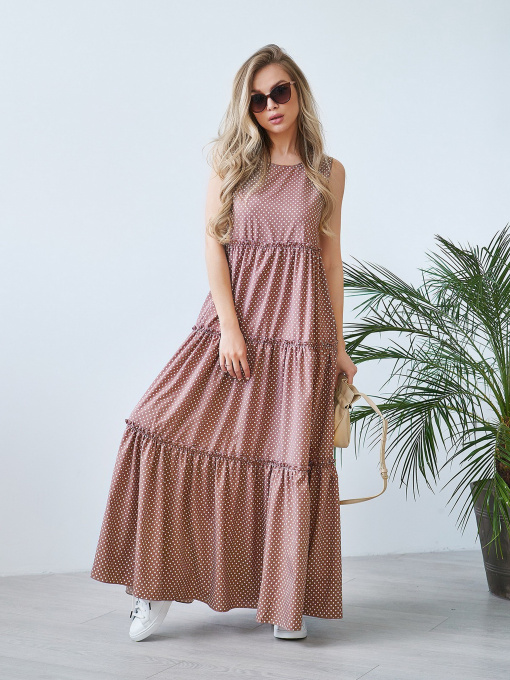 Платья ISSA Plus модель 11733_beige Фото