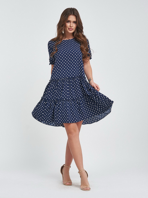 Платья ISSA Plus модель 11460A_darkblue Фото