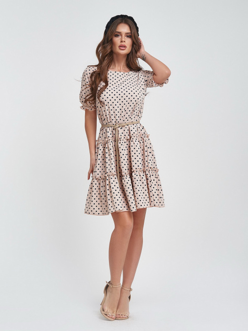 Платья ISSA Plus модель 11460_beige Фото