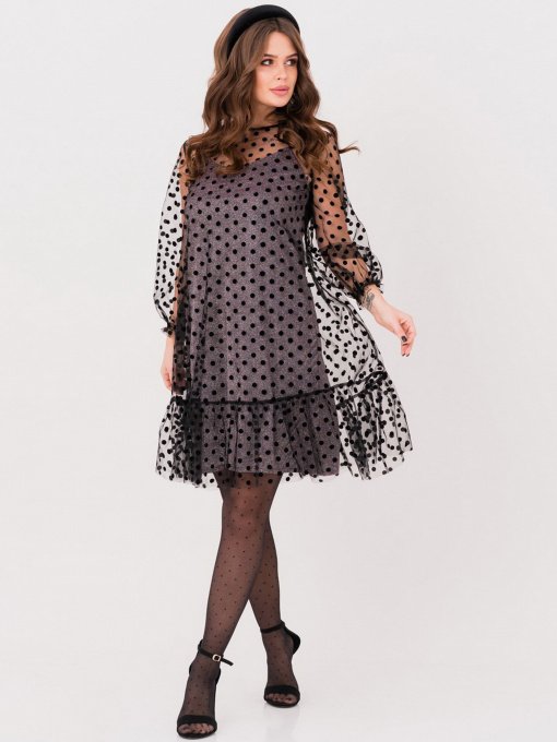Платья ISSA Plus модель 11240_black Фото