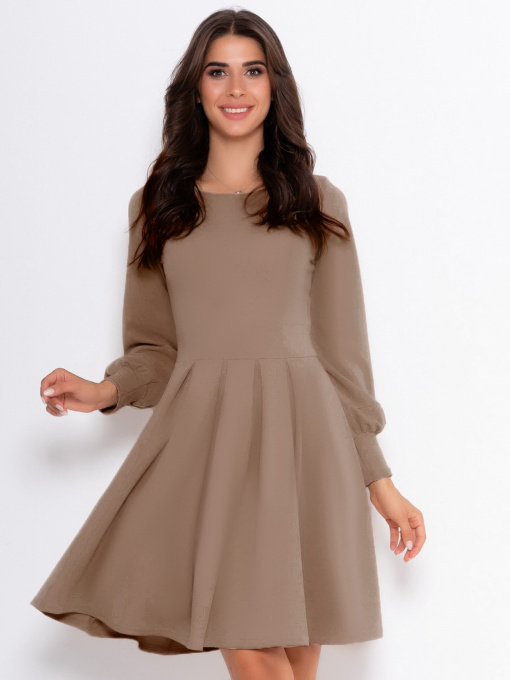 Сукні ISSA Plus модель 11060_beige Фото