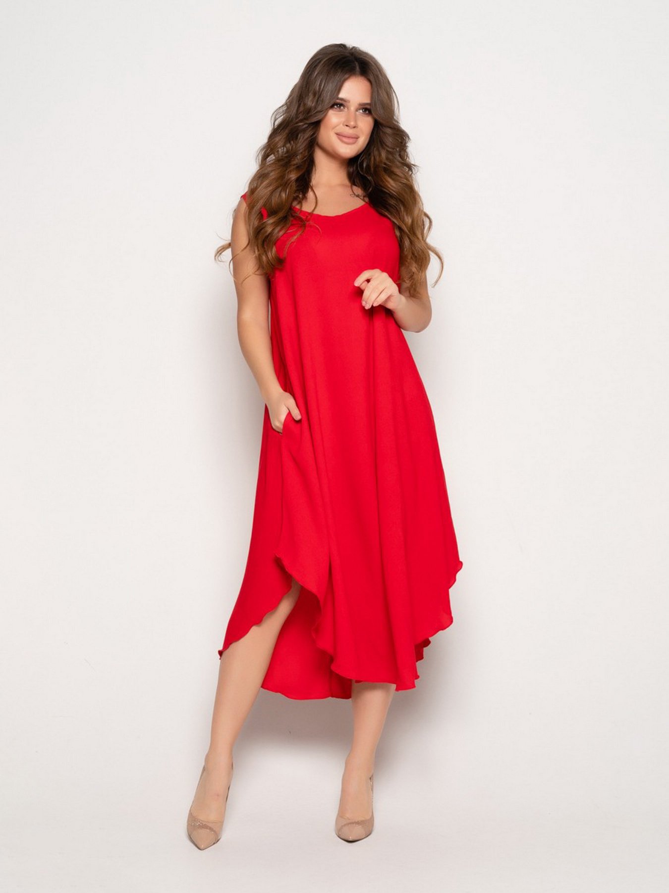 Сукні ISSA Plus модель 10800_red Сукні ISSA Plus модель 10800_red Фото