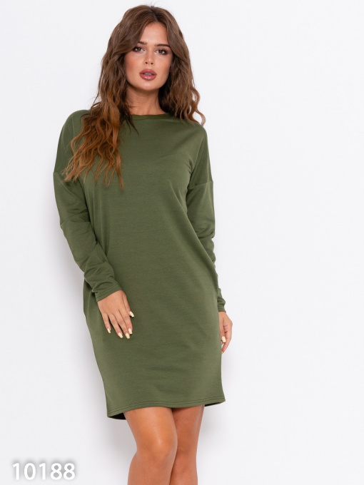 Сукні ISSA Plus модель 10188_khaki Фото