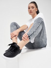 Кеды ISSA Plus модель OB2-43_black Фото