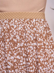 Юбки ISSA Plus модель 13259_brown Фото