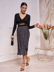 Юбки ISSA Plus модель 13261_black Фото