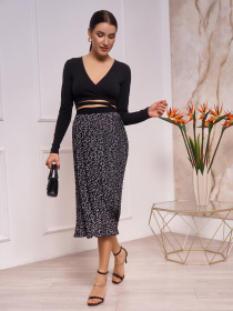 Юбки ISSA Plus модель 13261_black Фото