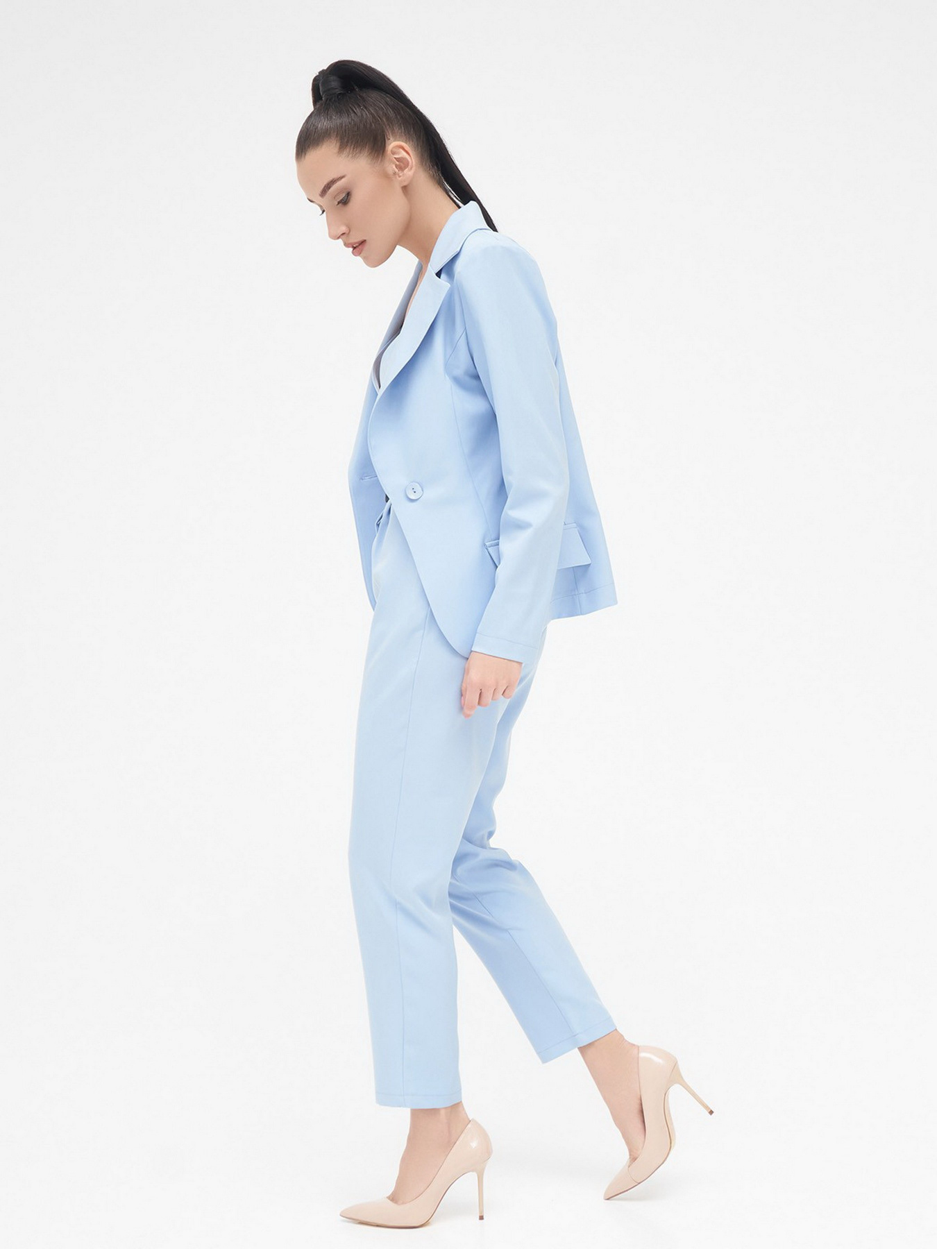 Костюмы ISSA Plus модель 13292_blue Фото
