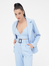 Костюмы ISSA Plus модель 13292_blue Фото