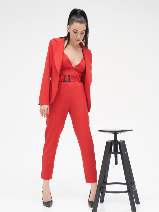 Костюмы ISSA Plus модель 13292_red Фото