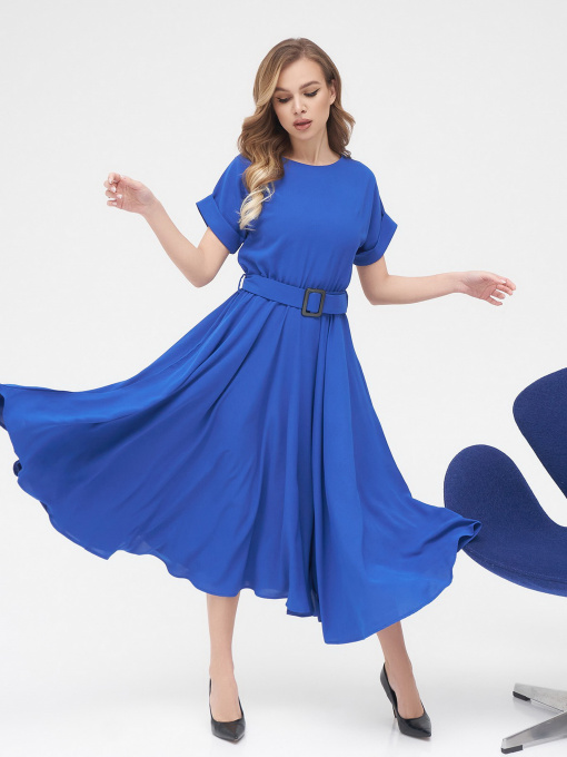 Платья ISSA Plus модель 13279_blue Фото