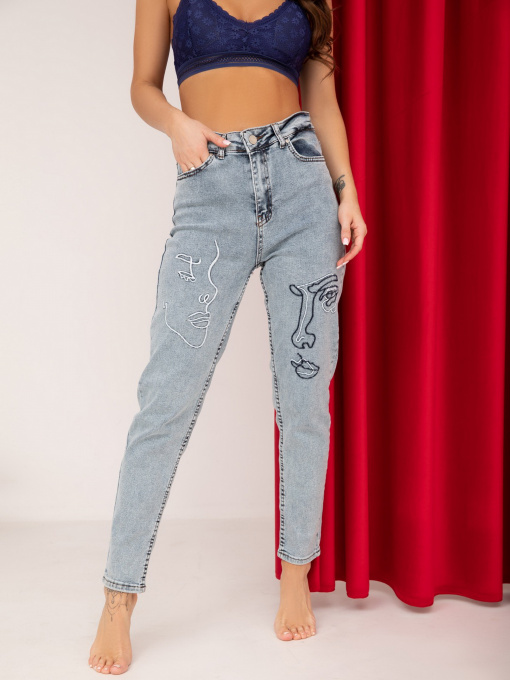 Джинси ISSA Plus модель WN20-237_blue Фото