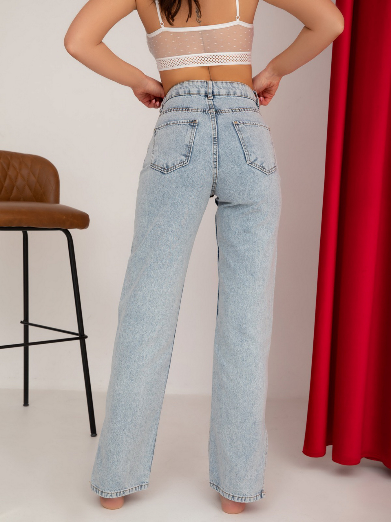 Джинси ISSA Plus модель WN20-239_blue Джинси ISSA Plus модель WN20-239_blue Фото