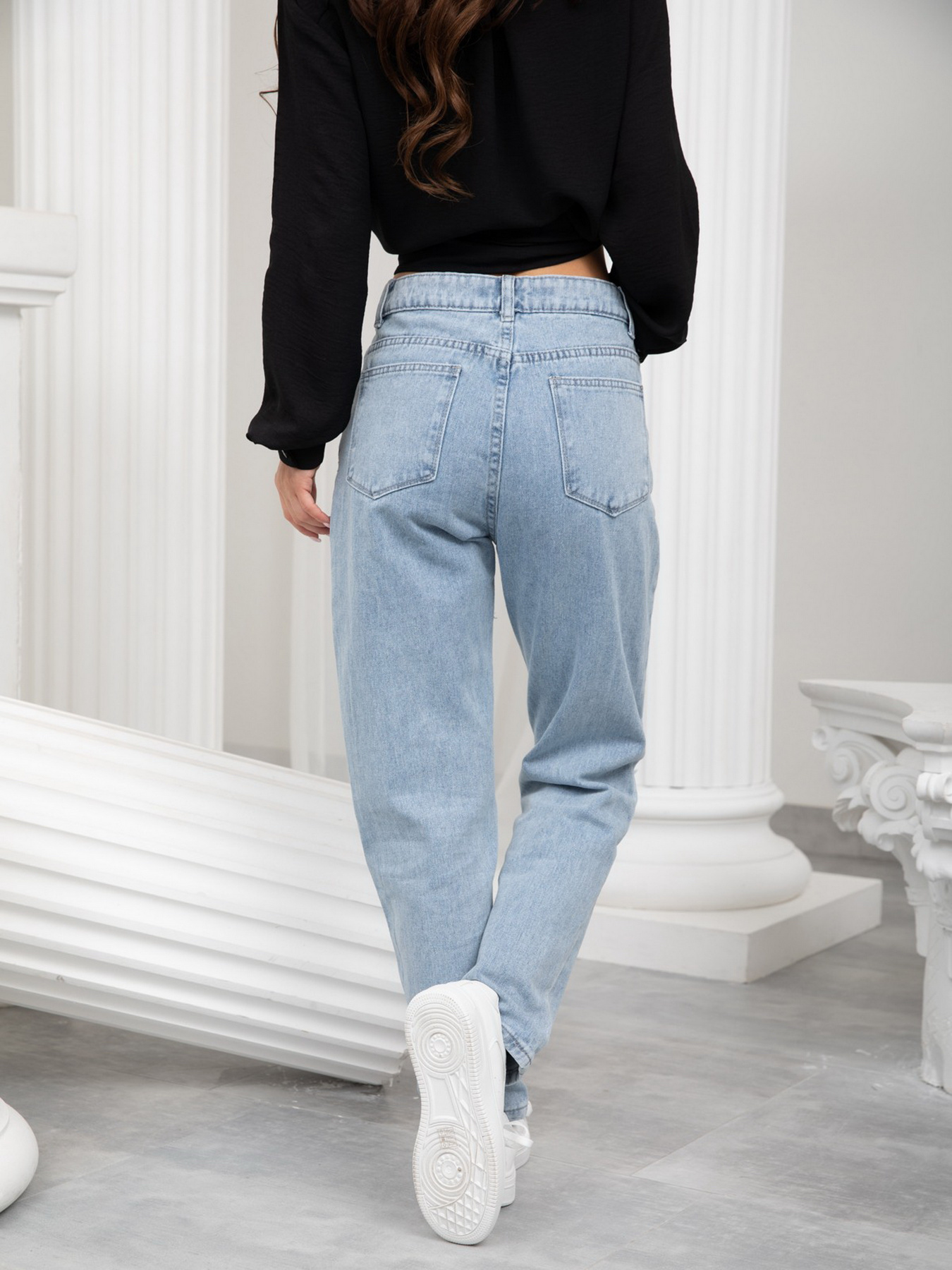 Джинси ISSA Plus модель WN20-245_blue Джинси ISSA Plus модель WN20-245_blue Фото