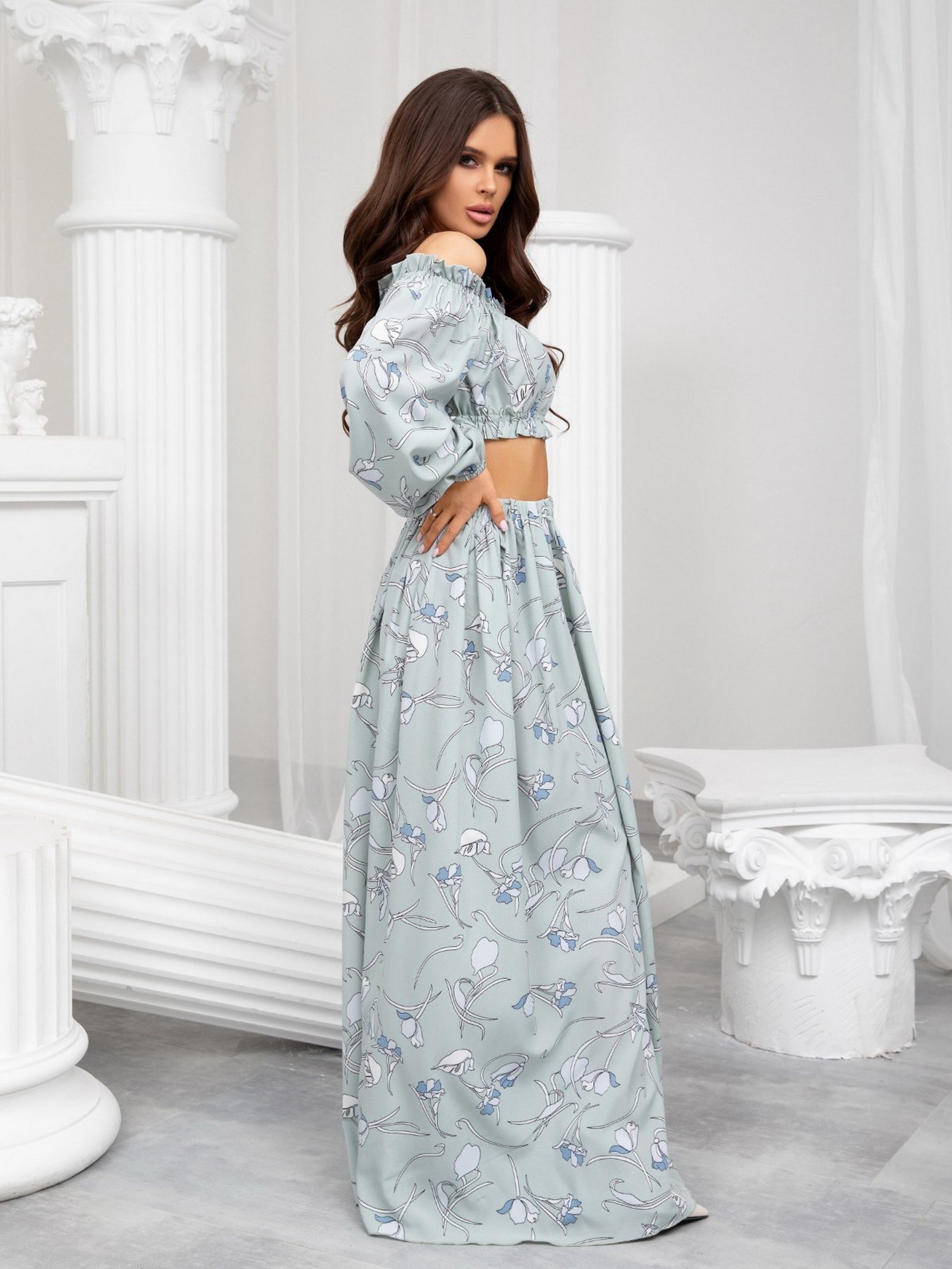 Костюмы ISSA Plus модель 13221_mint Фото