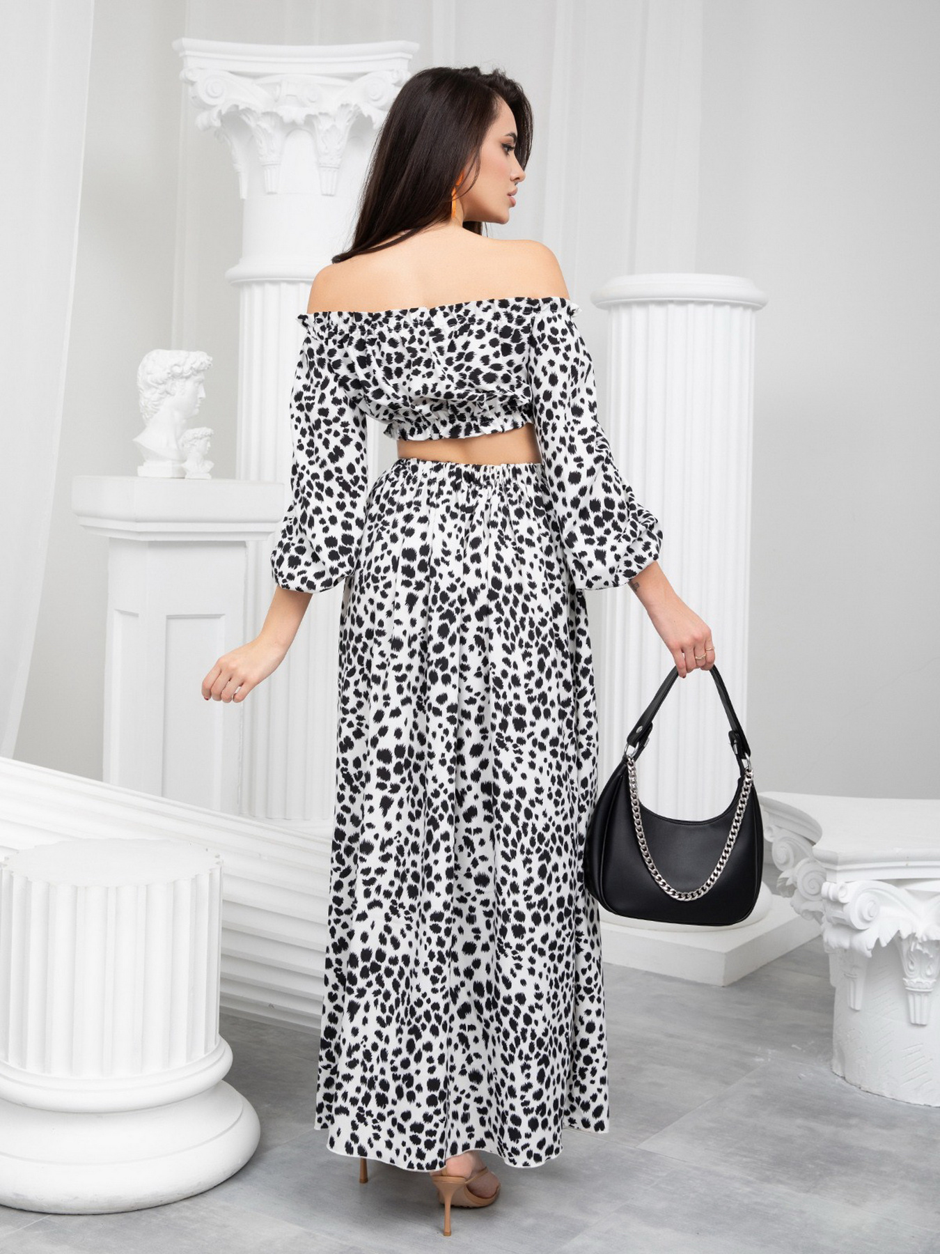 Костюми ISSA Plus модель 13222_blackwhite Фото