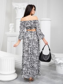 Костюми ISSA Plus модель 13222_blackwhite Фото