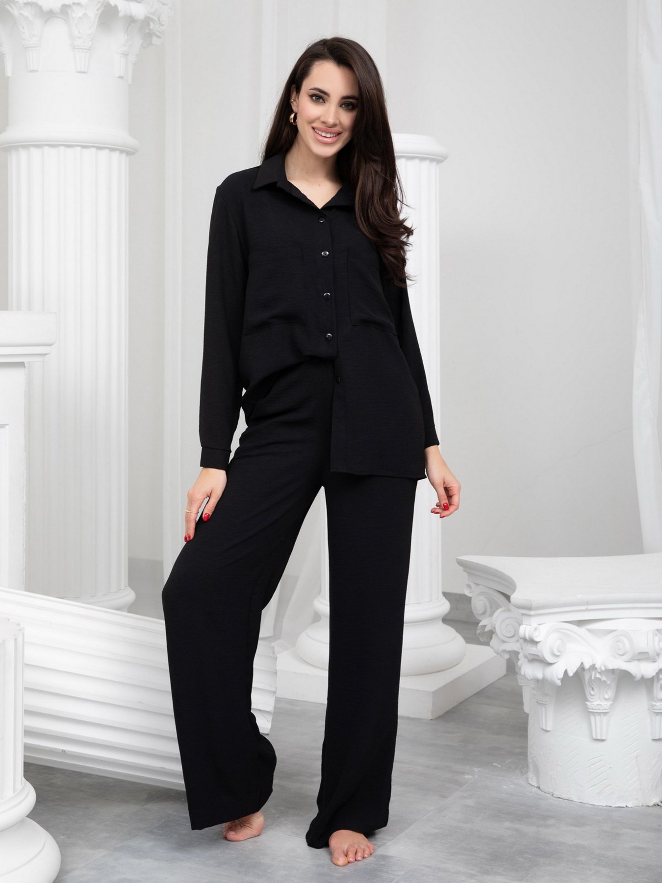 Костюмы ISSA Plus модель 13224_black Фото