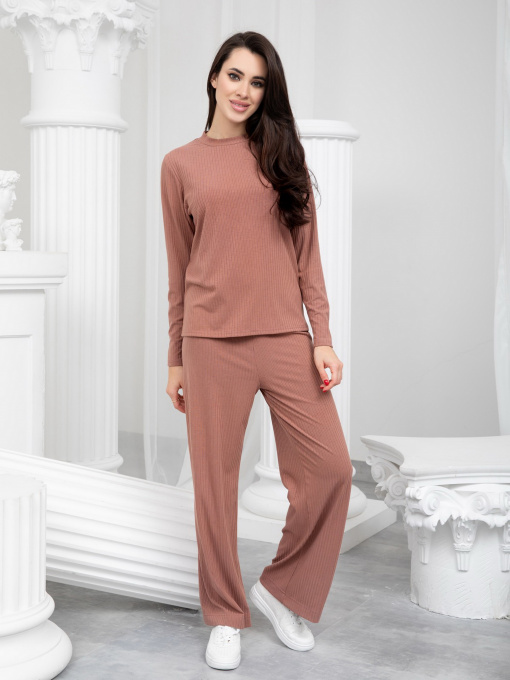 Костюмы ISSA Plus модель 13241_brown Фото