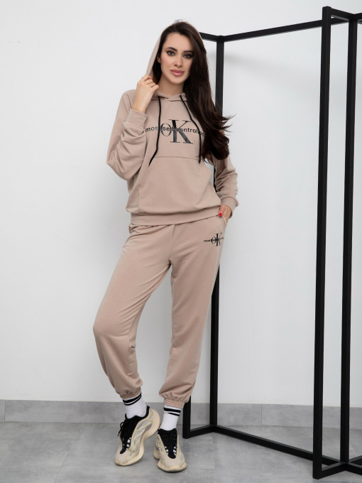 Костюмы ISSA Plus модель 13228_beige Фото