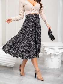 Юбки ISSA Plus модель 13214_black Фото
