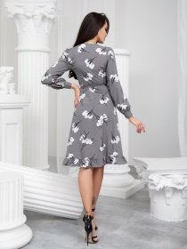 Платья ISSA Plus модель SA-389_grey Фото
