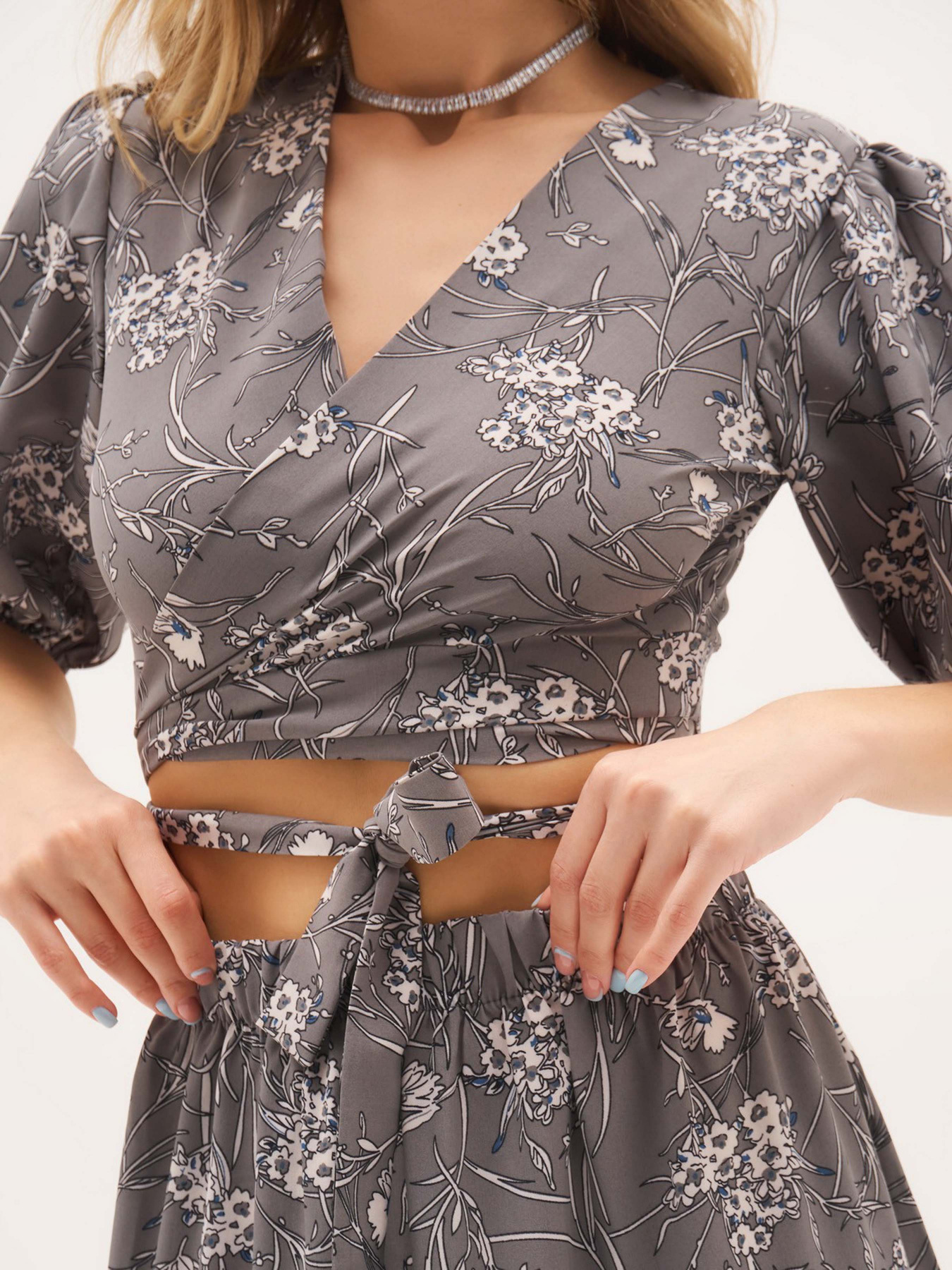 Костюмы ISSA Plus модель 13328_grey Фото