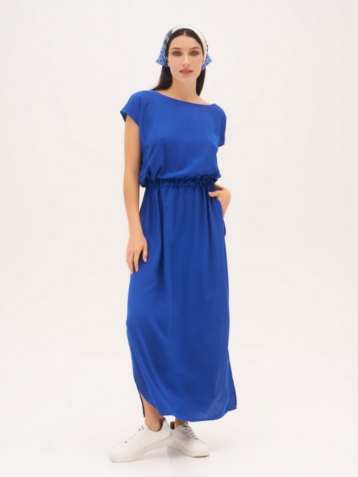 Платья ISSA Plus модель 13316_blue Фото