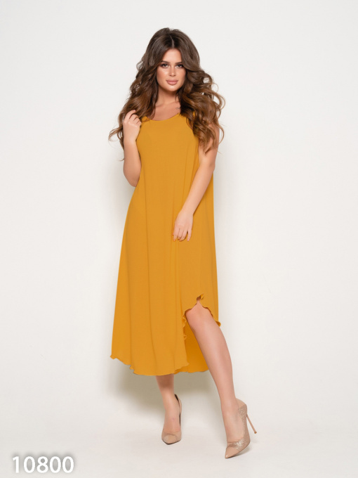 Сукні ISSA Plus модель 10800_mustard Фото