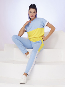 Костюмы ISSA Plus модель 12021_yellowblue Фото