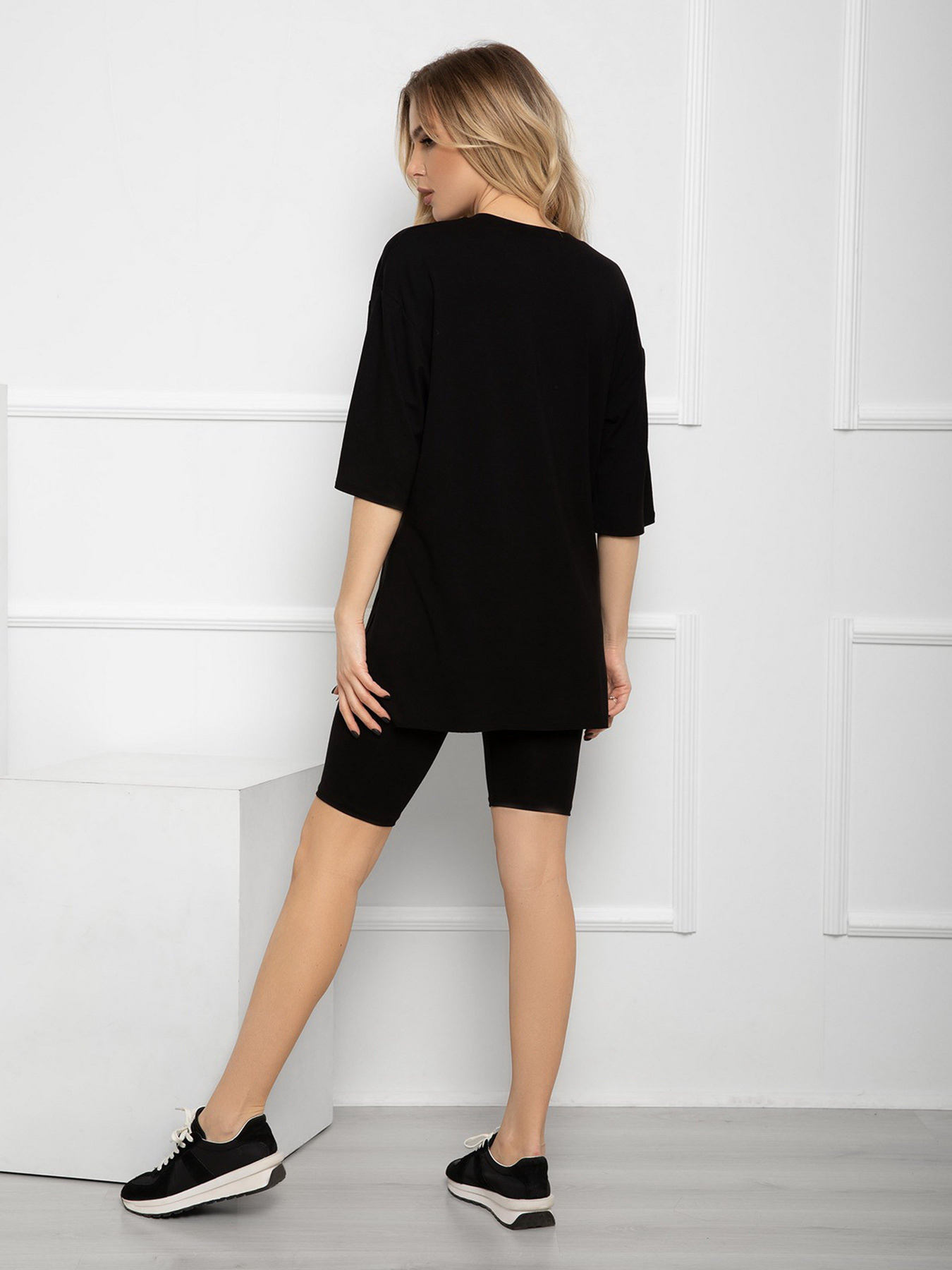 Костюмы ISSA Plus модель 12595_black Костюмы ISSA Plus модель 12595_black Фото