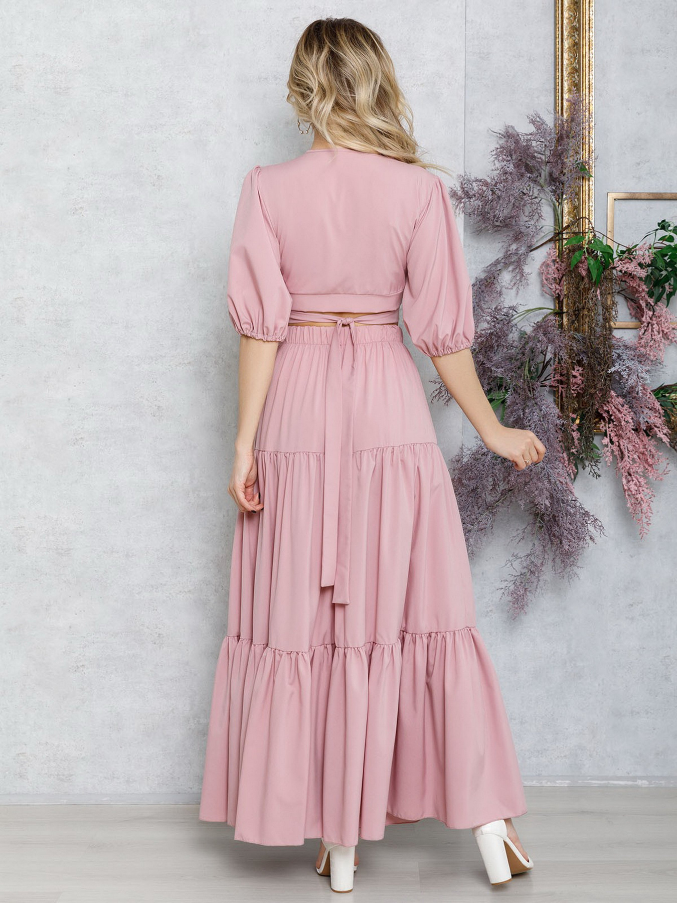 Костюмы ISSA Plus модель 12614_pink Фото