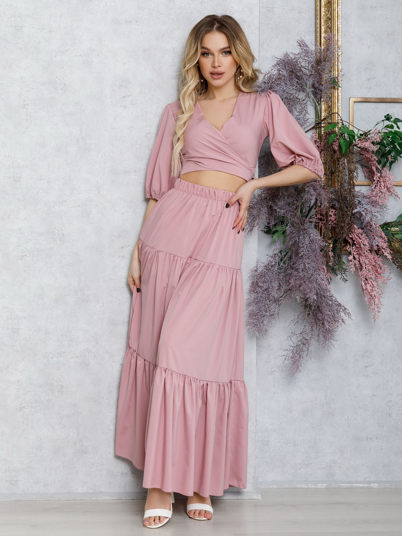 Костюмы ISSA Plus модель 12614_pink Фото