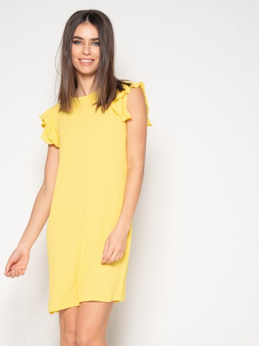 Платья ISSA Plus модель 10403_yellow Фото