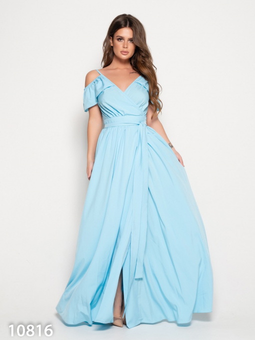 Платья ISSA Plus модель 10816_blue Фото