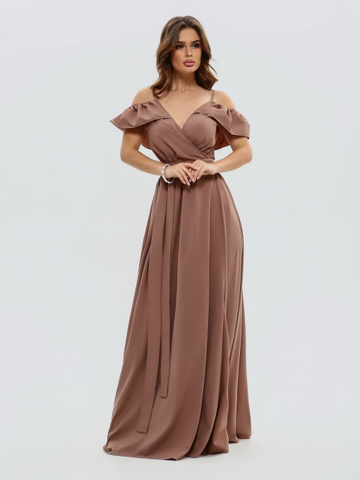 Платья ISSA Plus модель 10816_brown Фото