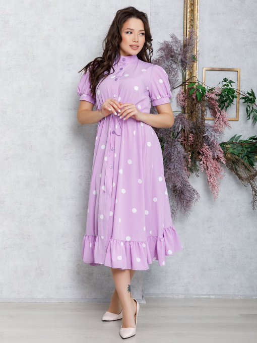 Платья ISSA Plus модель 12553_lilac Фото