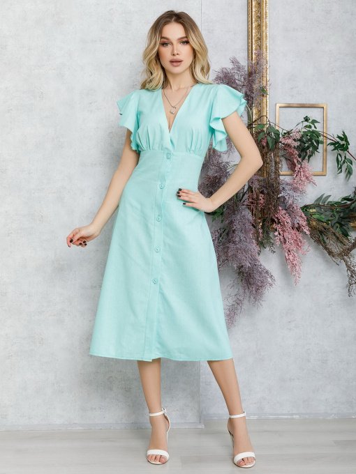 Платья ISSA Plus модель 12591_mint Фото