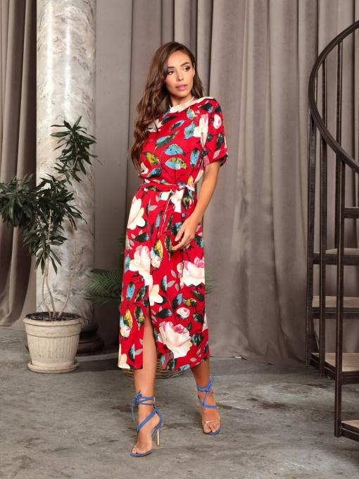 Сукні ISSA Plus модель 12756_red Фото