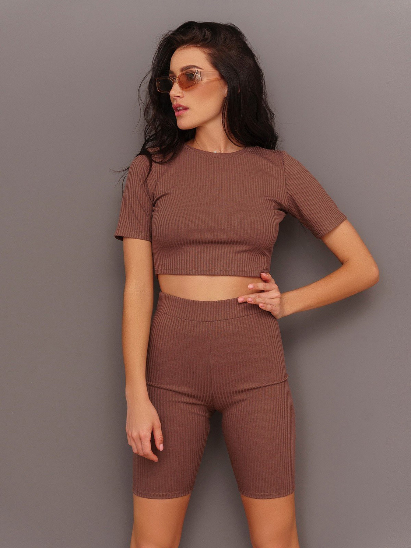 Костюми ISSA Plus модель 13280_brown Фото
