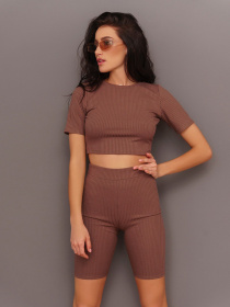 Костюми ISSA Plus модель 13280_brown Фото