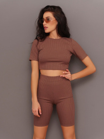 Костюми ISSA Plus модель 13280_brown Фото