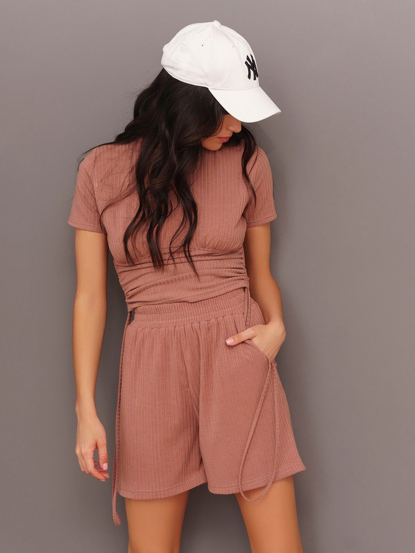 Костюмы ISSA Plus модель 13428_brown Костюмы ISSA Plus модель 13428_brown Фото