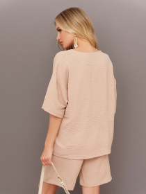 Костюмы ISSA Plus модель 13437_beige Фото
