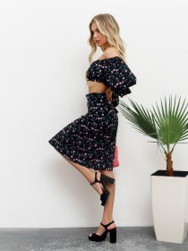 Костюмы ISSA Plus модель SA-416_black Фото