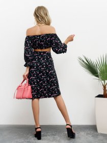 Костюмы ISSA Plus модель SA-416_black Фото
