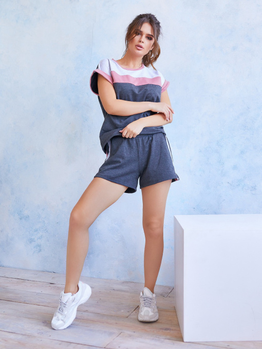 Костюмы ISSA Plus модель 11950_darkgray Фото